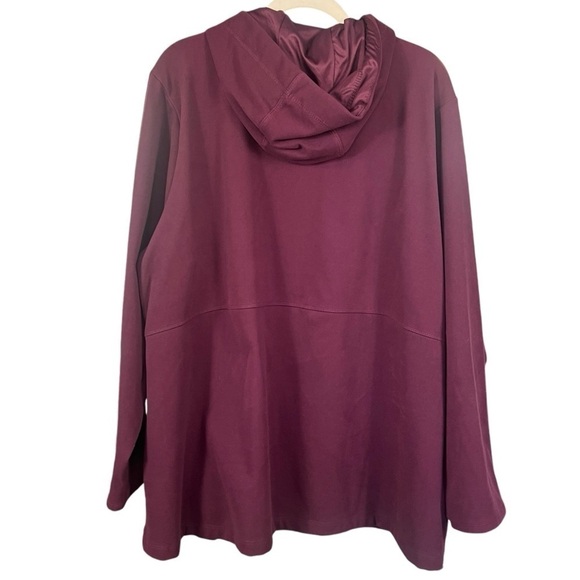 Torrid Happy Camper Micro Fleece Full Zip Active Hoodie 4X - Picture 3 of 7